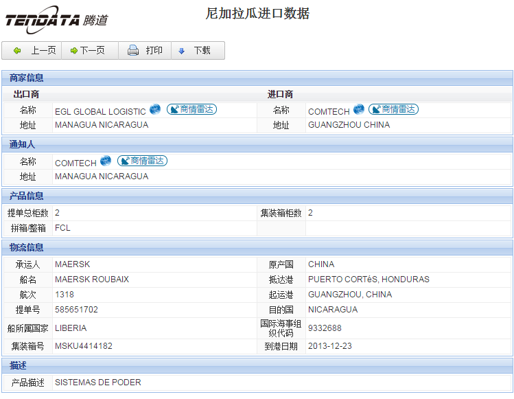 海关数据,进出口数据,进口数据,易币付(中国),贸易,尼加拉瓜